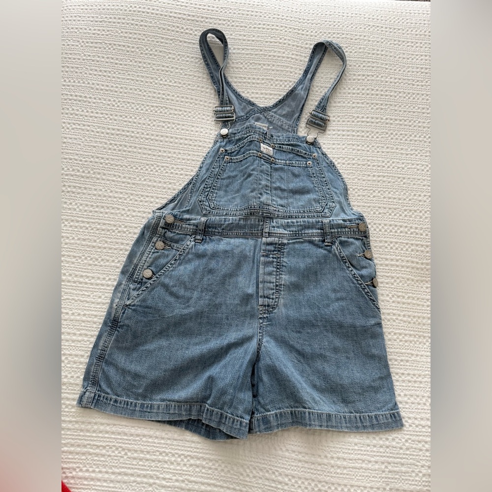 Vintage Calvin Klein Denim Short Overalls